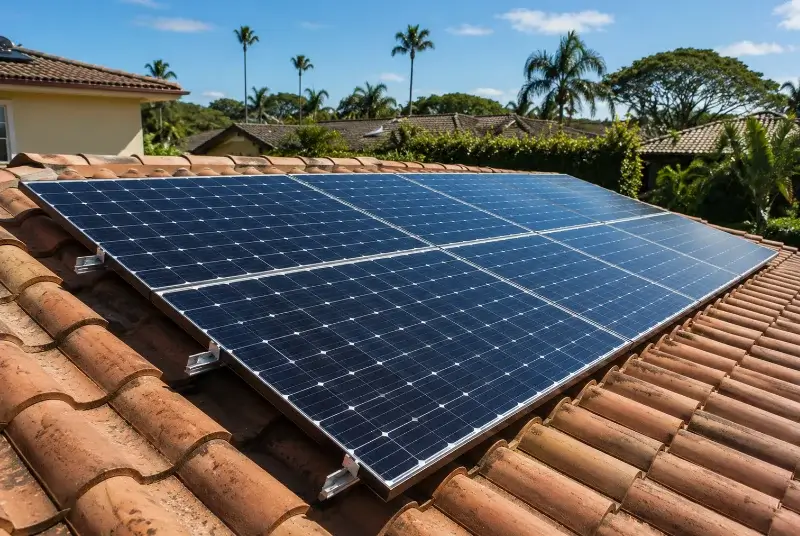 Installation de panneaux solaires à Saint-Mars-la-Réorthe
